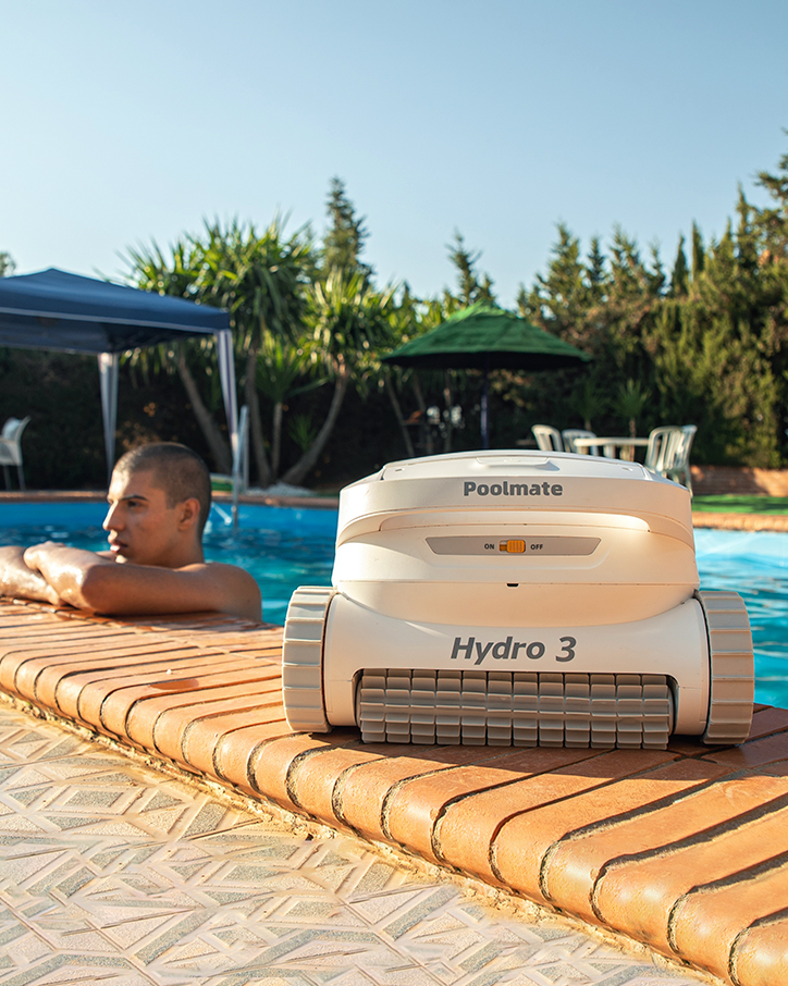 Hydro 3 Cordless Robotic Pool Cleaner,Wall Climbing Function, 200mins ...
