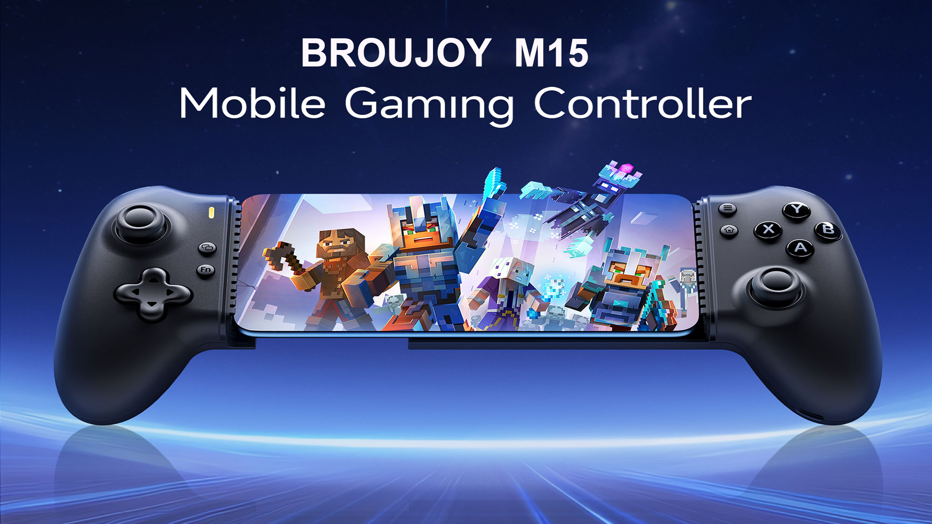thumbnail video image 2 of BROUJOY (Bluetooth Version) Mobile Gaming Controller for IOS/Android/Switch, Phone Controller with Mechanical Button,Hall Joystick & Trigger, 2 of 16