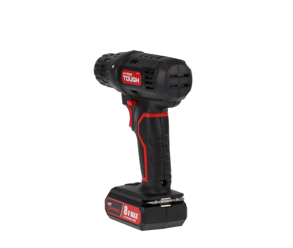 Hyper Tough 8V Max Cordless Drill 3 8 inch Chuck Non