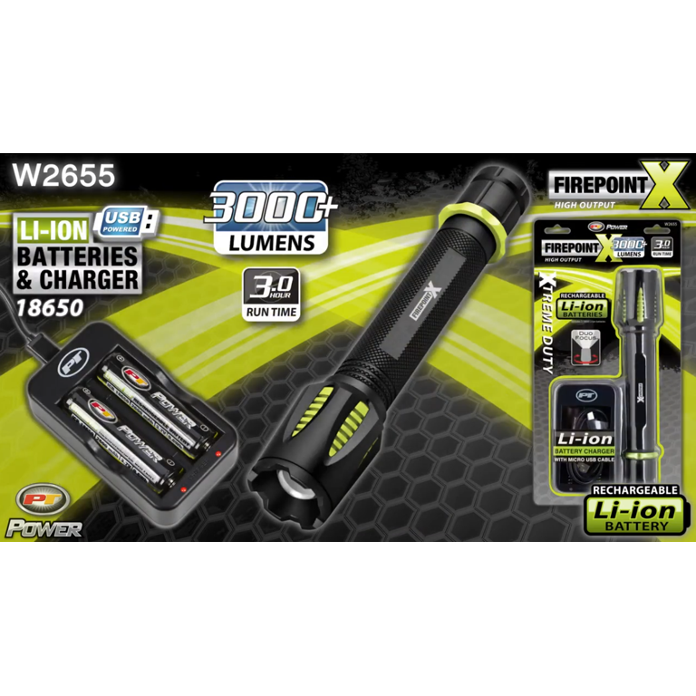 Performance Tool W2655 FirePoint X Li-Ion Flashlight - Walmart.com