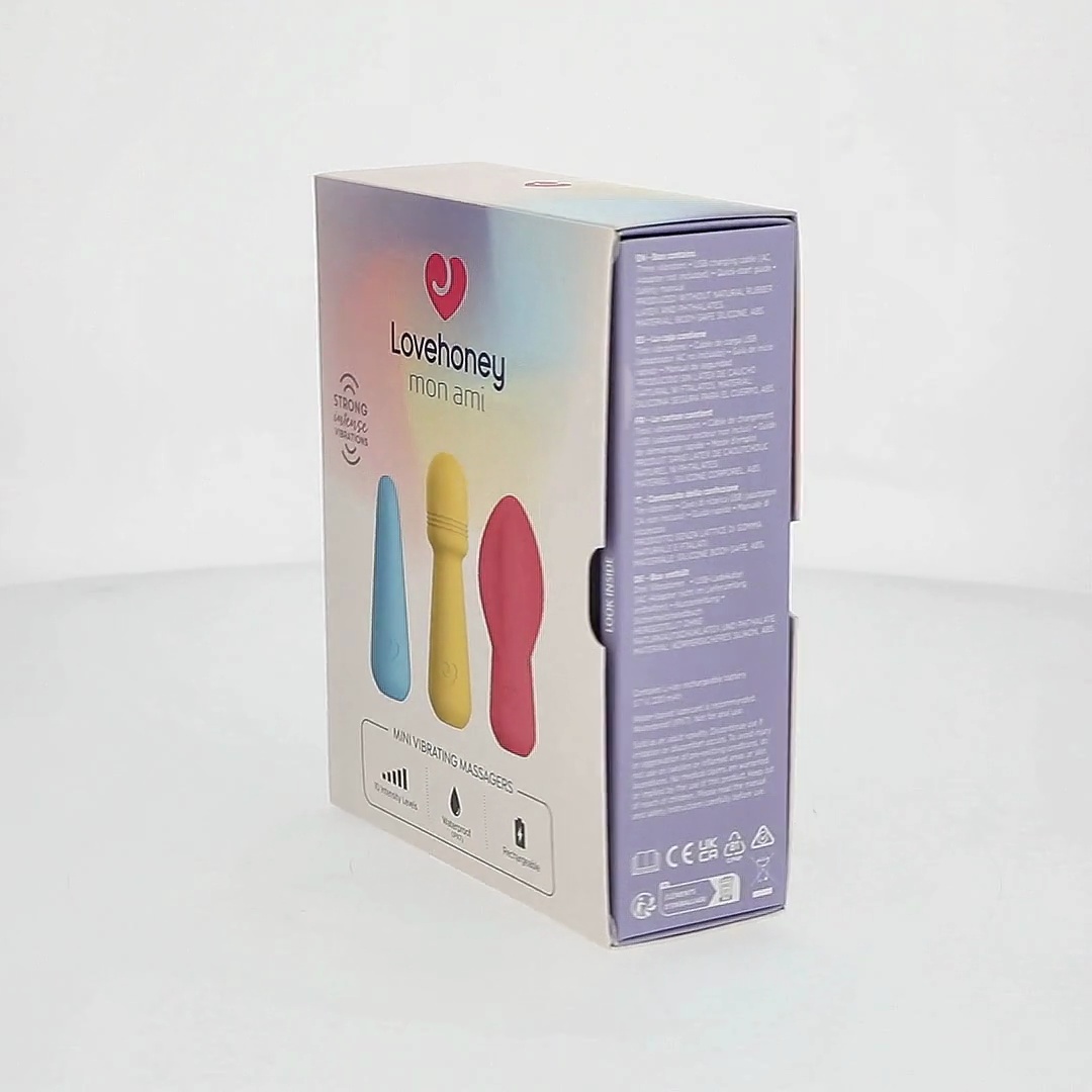 Lovehoney Mon Ami Mini Vibrating Massagers, Yellow, Coral, and Blue -  Walmart.com