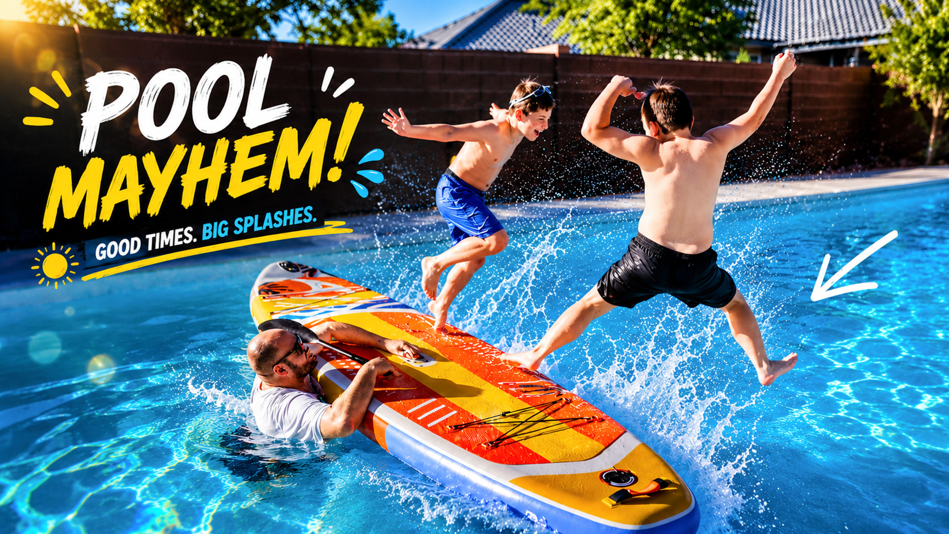 thumbnail video image 2 of Quashley Inflatable Paddle Board 11' x 34" Wide All-Around SUP with Paddle, Pump, Backpack & Leash, 2 of 8