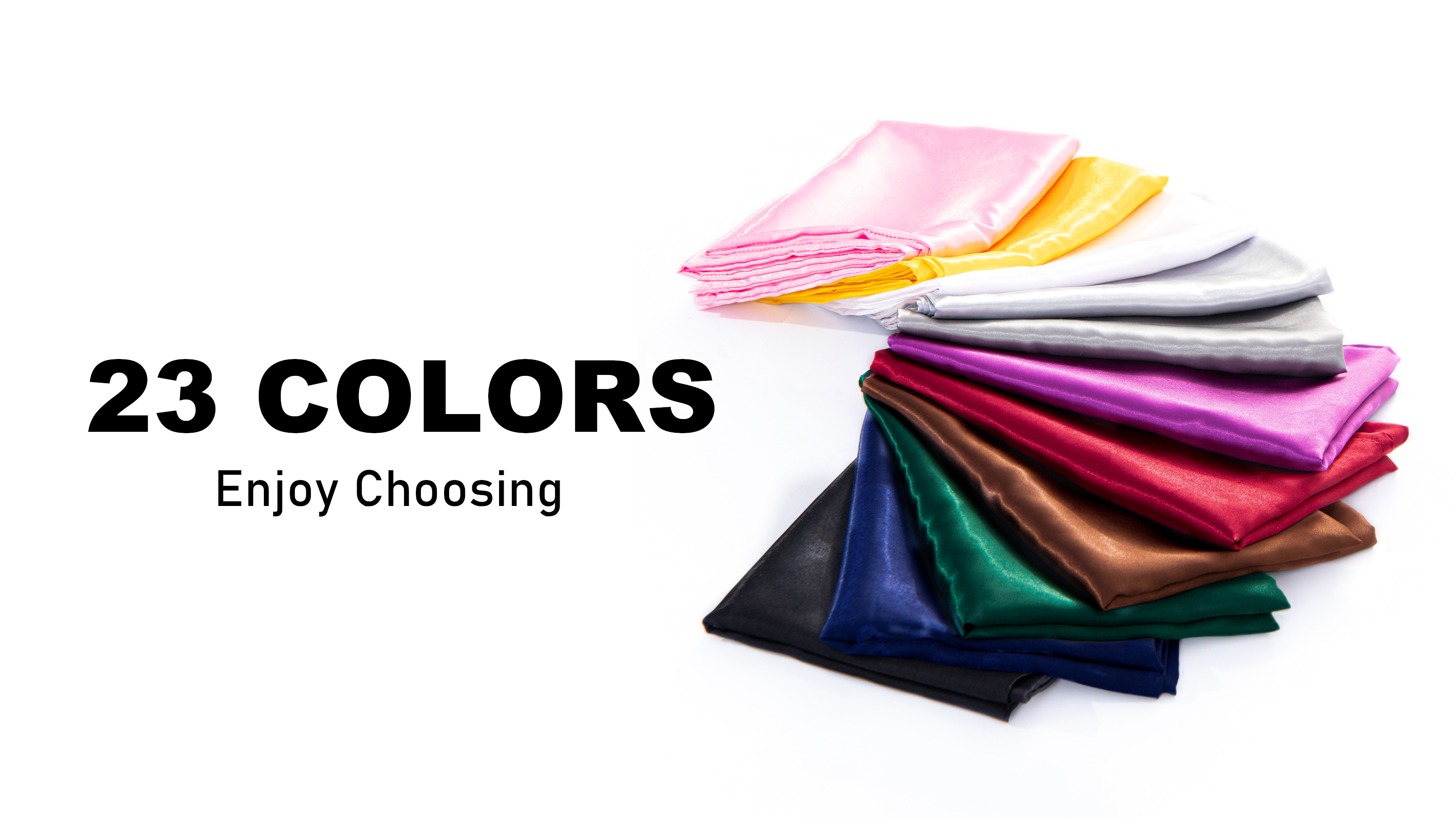 thumbnail video image 2 of 2 Pack Silky Satin Standard Pillowcases for Hair and Skin, Super Soft and Cooling Pillow Cases with Envelope Closure, 20x26 Inches, Light Blue, 2 of 7