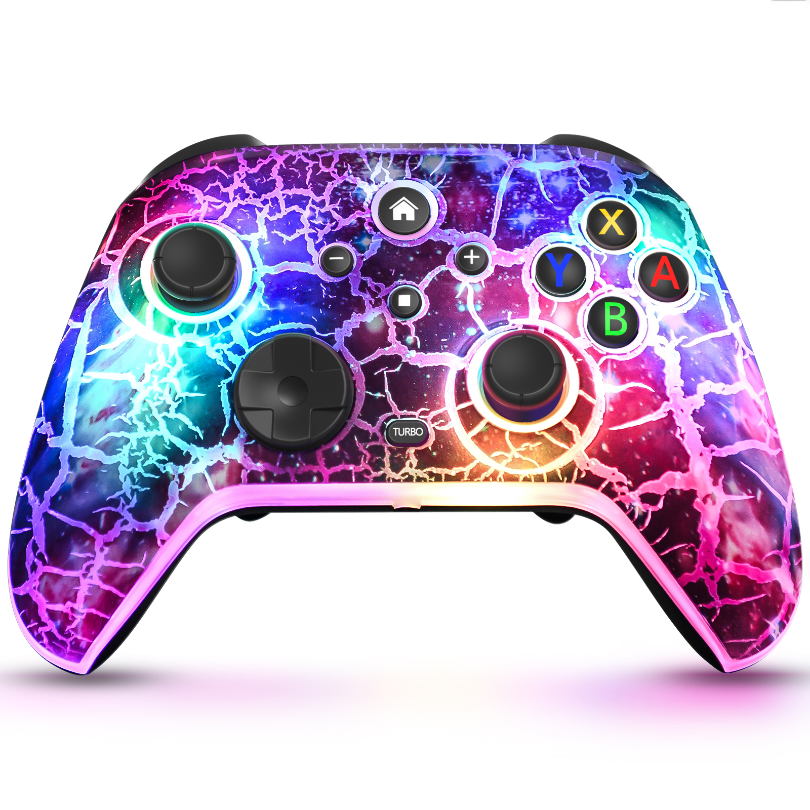 thumbnail video image 2 of Wireless Controller compatible with Switch/OLED/Lite,ZRZLMVP Wireless Switch Pro Remote for PC/IOS/Android with Turbo Function,1200mAh,Starry Sky purple, 2 of 8