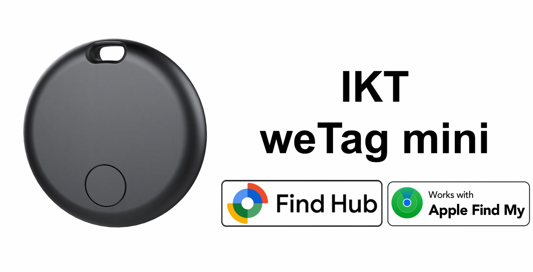 thumbnail video image 2 of Item Finder Tracker-4 Pack: Smart Bluetooth Tracker, Item Finder Works with Apple Find My & Google's Find Hub(Android), Replaceable Battery, Smart Trakcer Tags for Keys/Luggage/Backpack, FCC Approved, 2 of 10