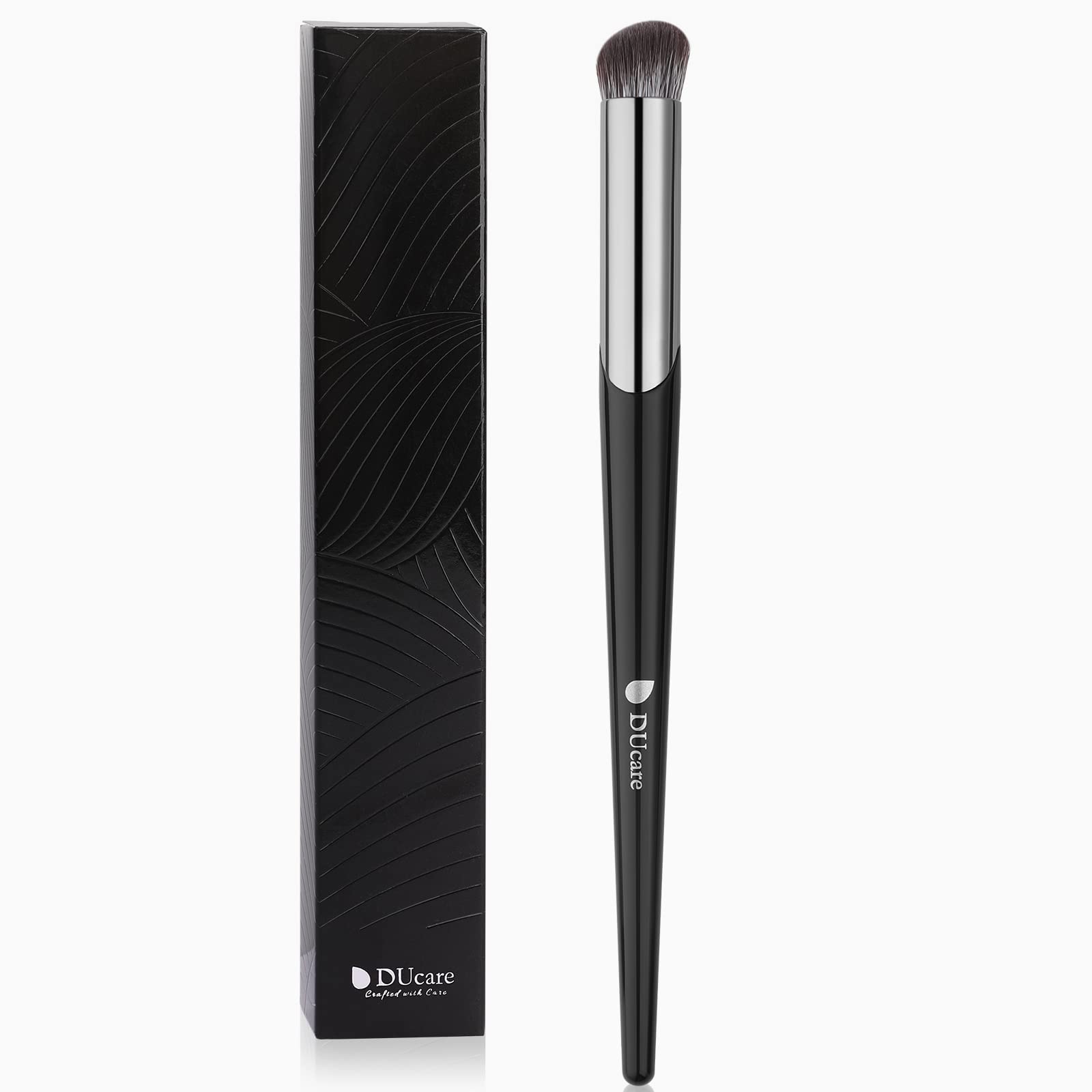 thumbnail video image 2 of Concealer Brush Under Eye DUcare Angled Small Nose Contour Brush, Slanted Foundation Dark Circles Puffiness, Puffy Face Eyebrow Eyes, 2 of 10