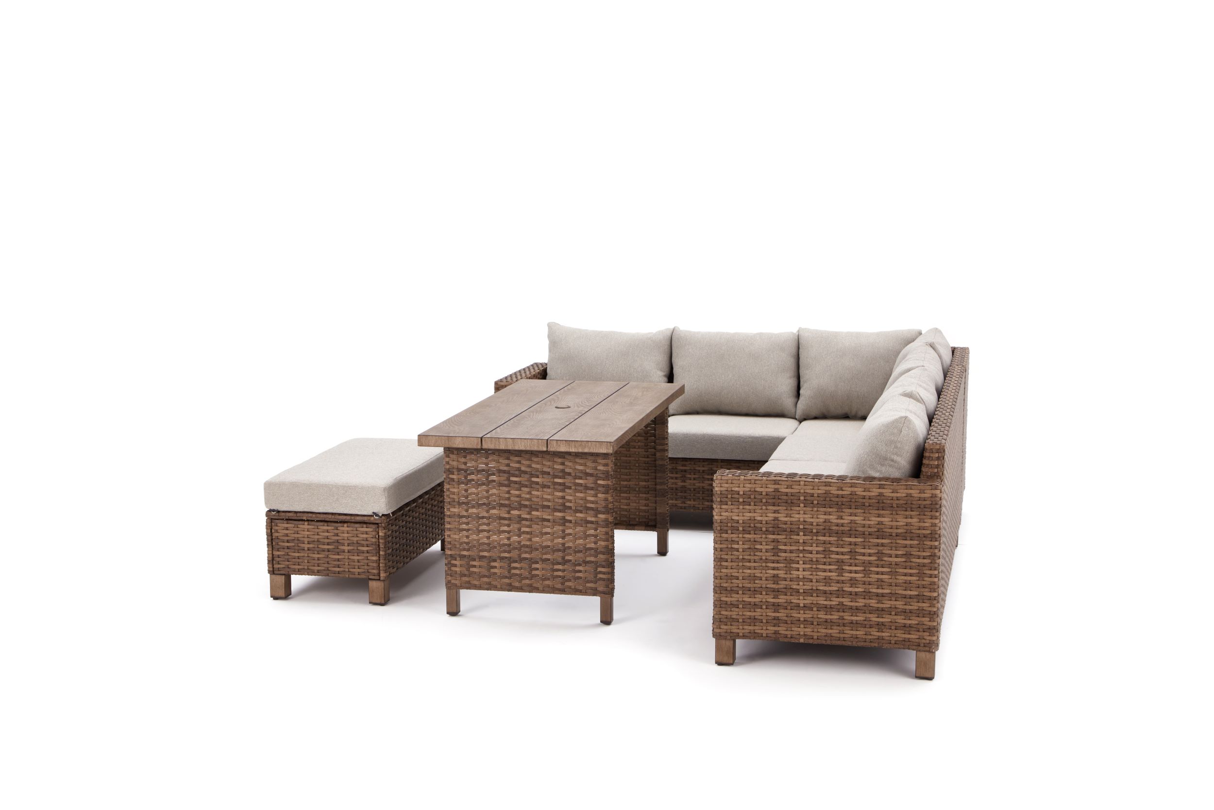 Better Homes Gardens Brookbury 4 Piece Wicker Outdoor Patio