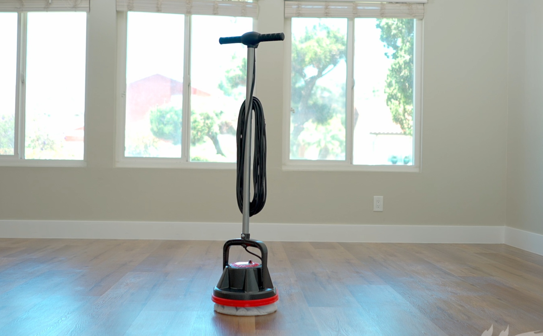 thumbnail video image 2 of XtremepowerUS Commercial Floorcare Cleaner Scrubber Polisher, 10 in, 1800 RPM, 39 ft Cord, 2 of 7