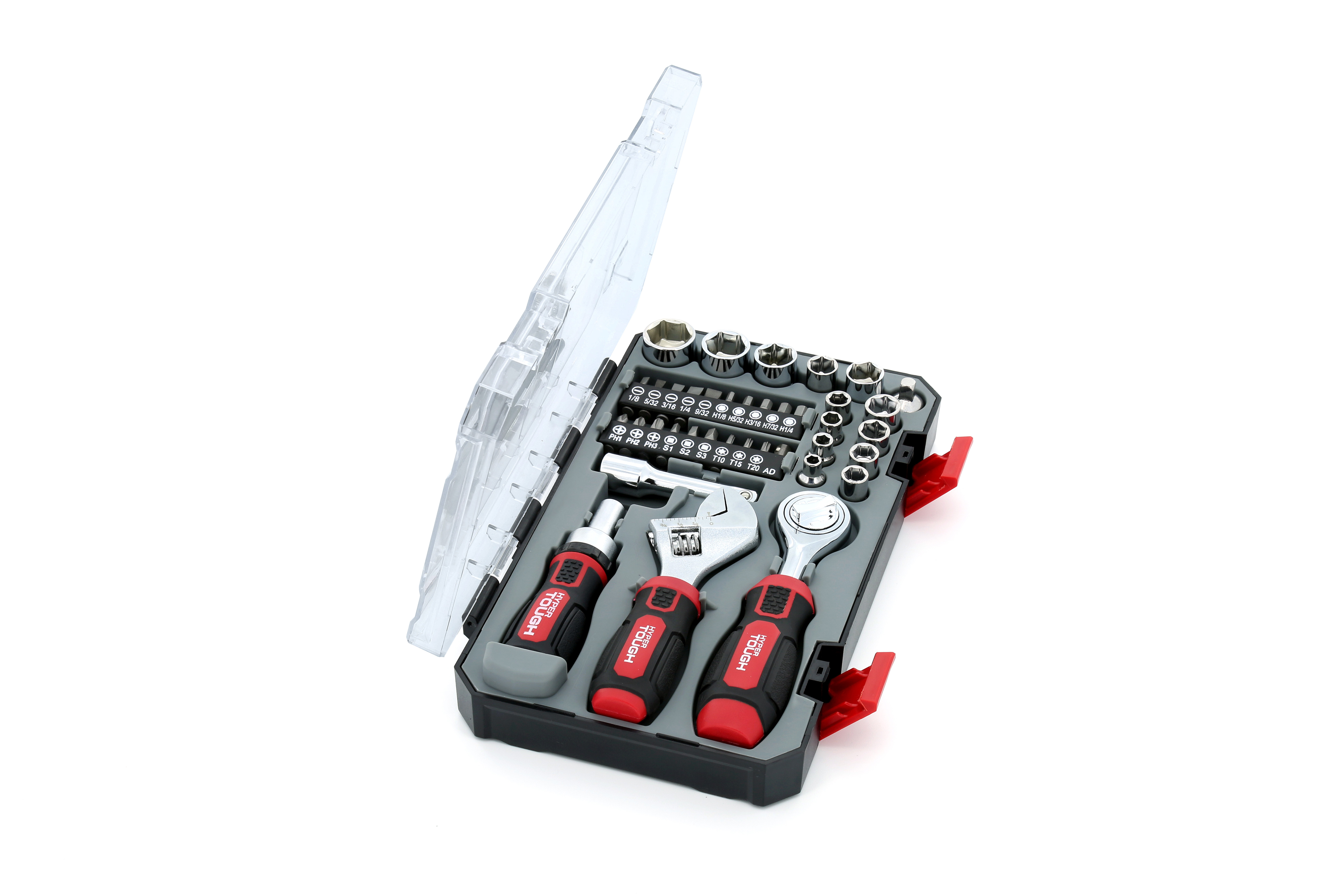OSG  HT  M18×2.5  先中上セット(３本) Hyper Tough 38 Piece Multi-Size Stubby Wrench and Socket Set For