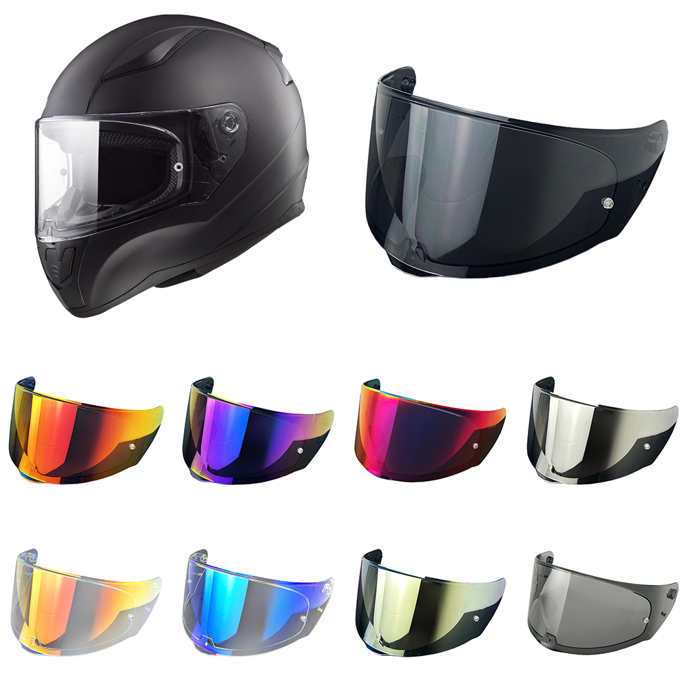ls2 ff328 helmet Stream Speed Demon Full Face Adult Street Helmets free field of view Motorcycle Helmet Shield Visor Lens