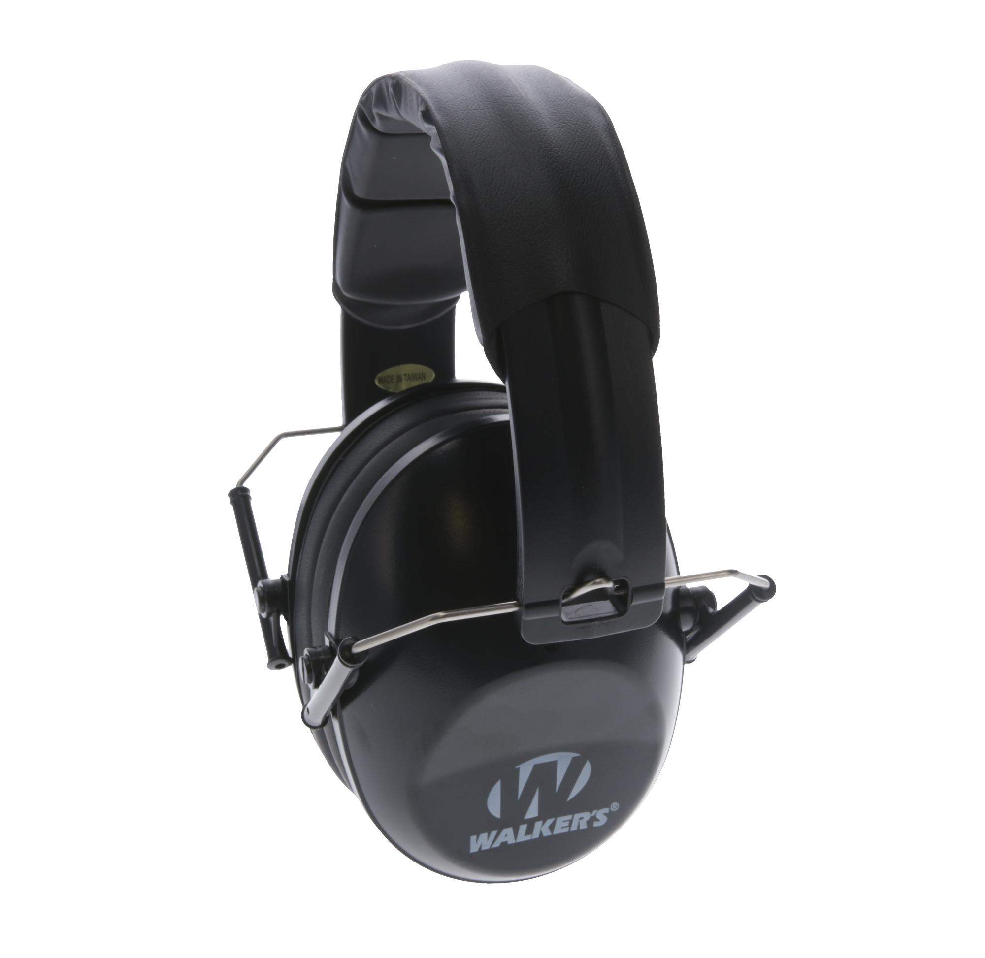 Black Walker’s Game Ear Pro Low Muff Hearing Protector GWPFPM1 for sale online 