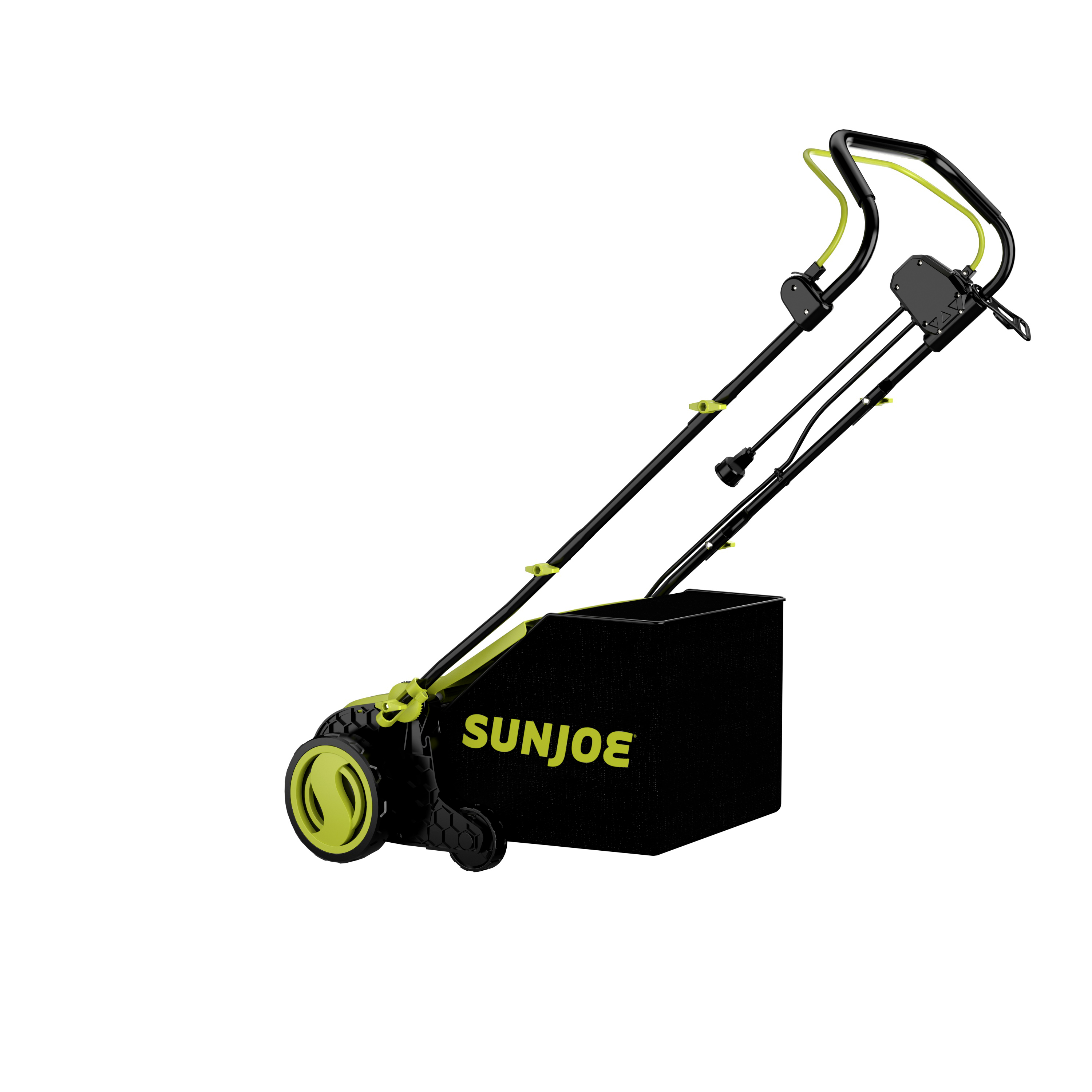 Sun Joe Electric 15 Walk-Behind Push Lawn Dethatcher - Scarifier