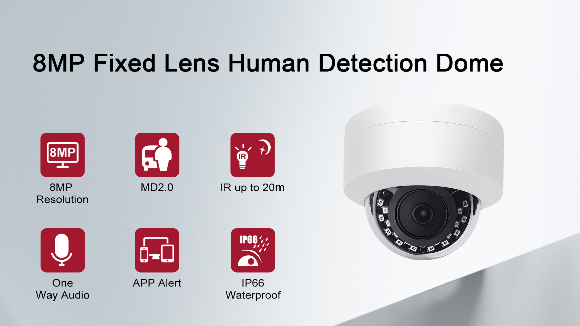 thumbnail video image 2 of Anpviz 4K POE IP Camera ,Outdoor Fixed  8MP Security Camera Built-in Mic ,IP66 Waterproof, WDR ,IR Night Vision ,Support Onvif Protocol, 2 of 10