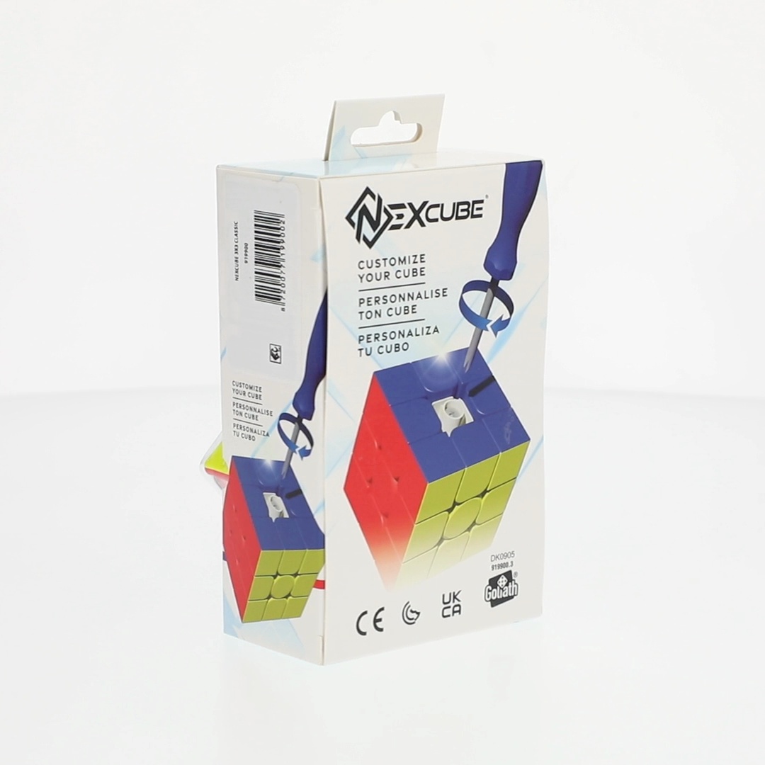 NEXcube 3x3 Classic Puzzle Cube - Super Smooth Technology Unlocks