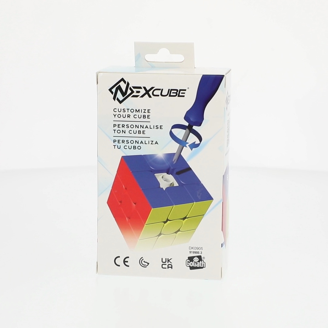NEXcube 3x3 Classic Puzzle Cube - Super Smooth Technology Unlocks