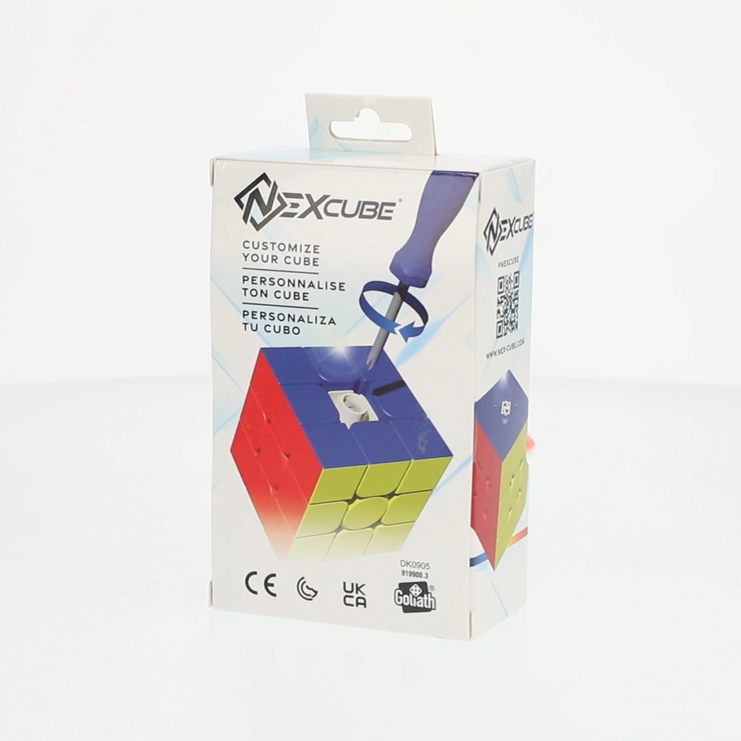 NEXcube 3x3 Classic Puzzle Cube - Super Smooth Technology Unlocks
