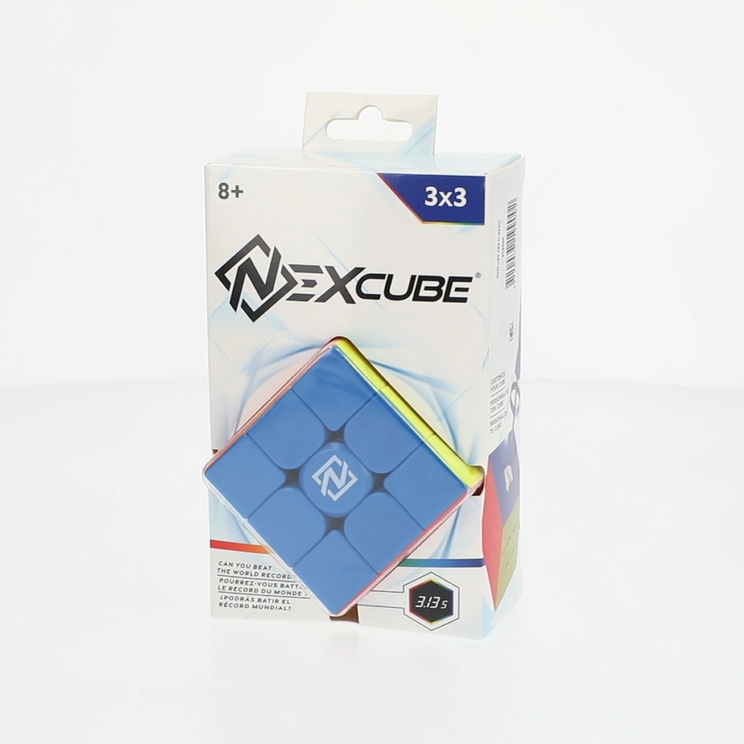 NEXcube 3x3 Classic Puzzle Cube - Super Smooth Technology Unlocks