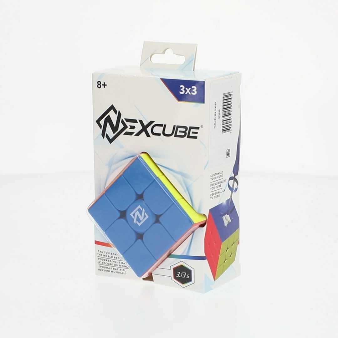 NEXcube 3x3 Classic Puzzle Cube - Super Smooth Technology Unlocks