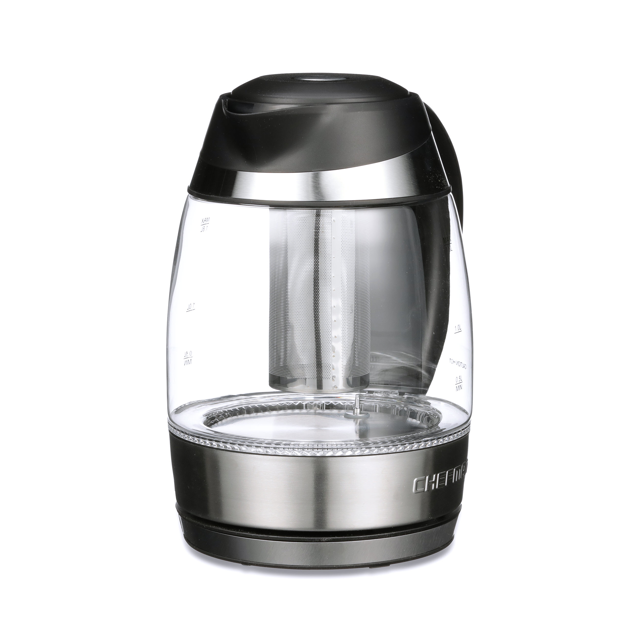 1.8-Liter Cordless Glass Electric Kettle – Chefman
