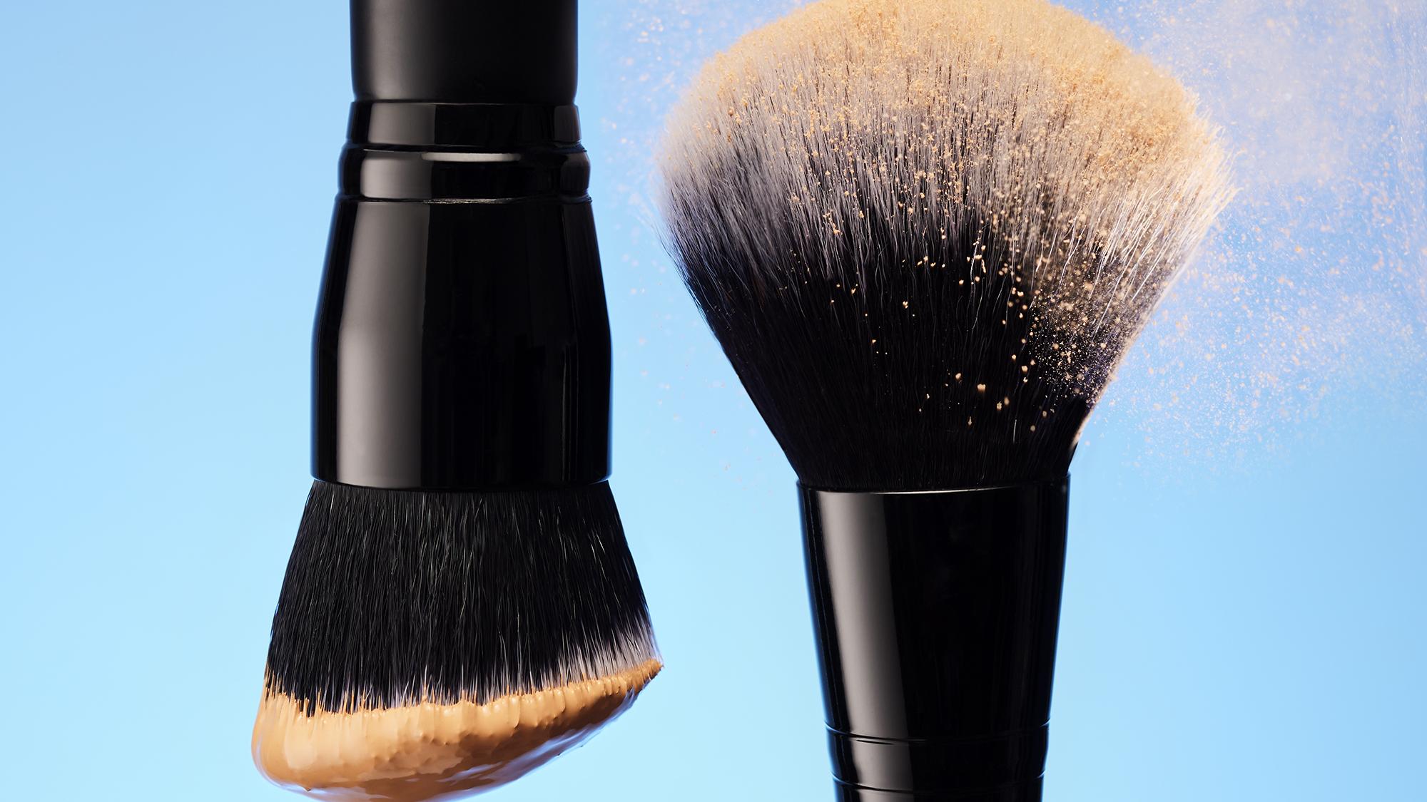 thumbnail video image 2 of e.l.f. Cream & Powder Face Brush, 2 of 12