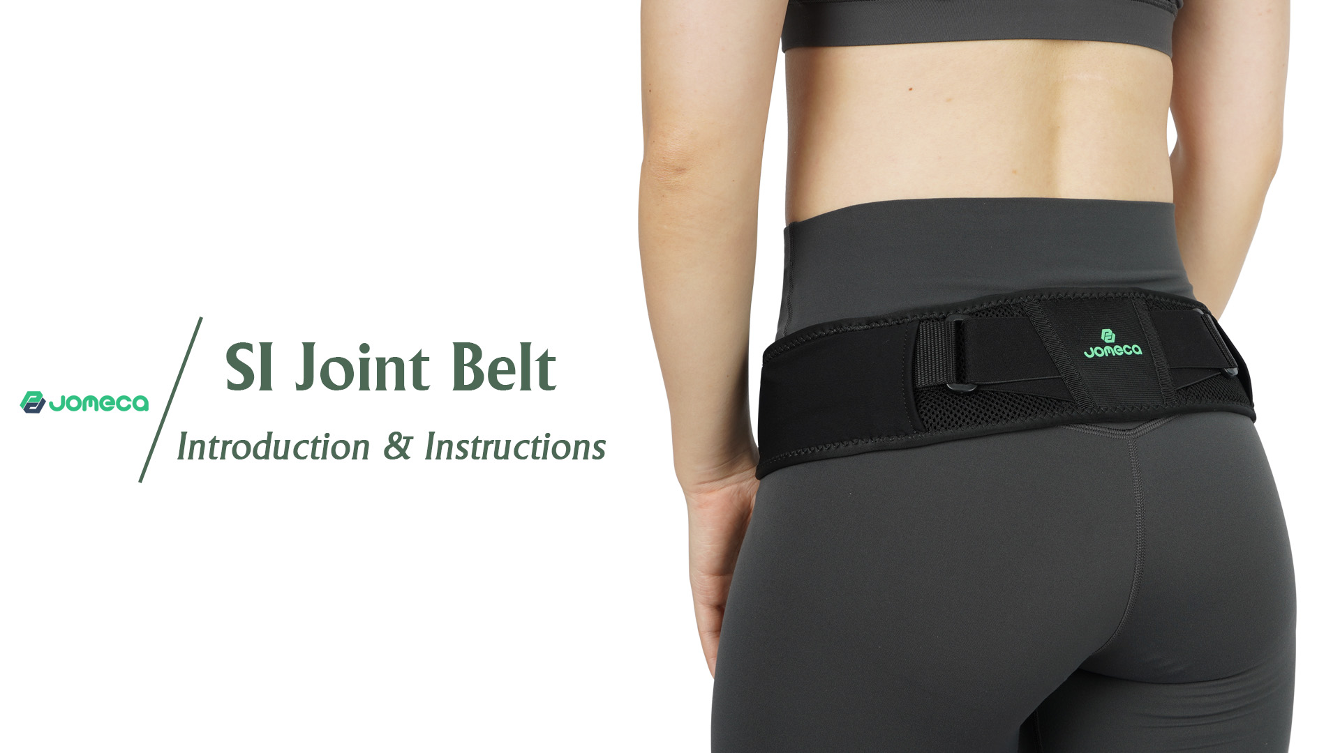 thumbnail video image 2 of Sacroiliac SI Joint Hip Belt for Women and Men - Adjustable Compression Pelvic Belt Support Hip Brace for SI Joint Dysfunction, Sciatica, Lower Back, Hip Pain, 2 of 7