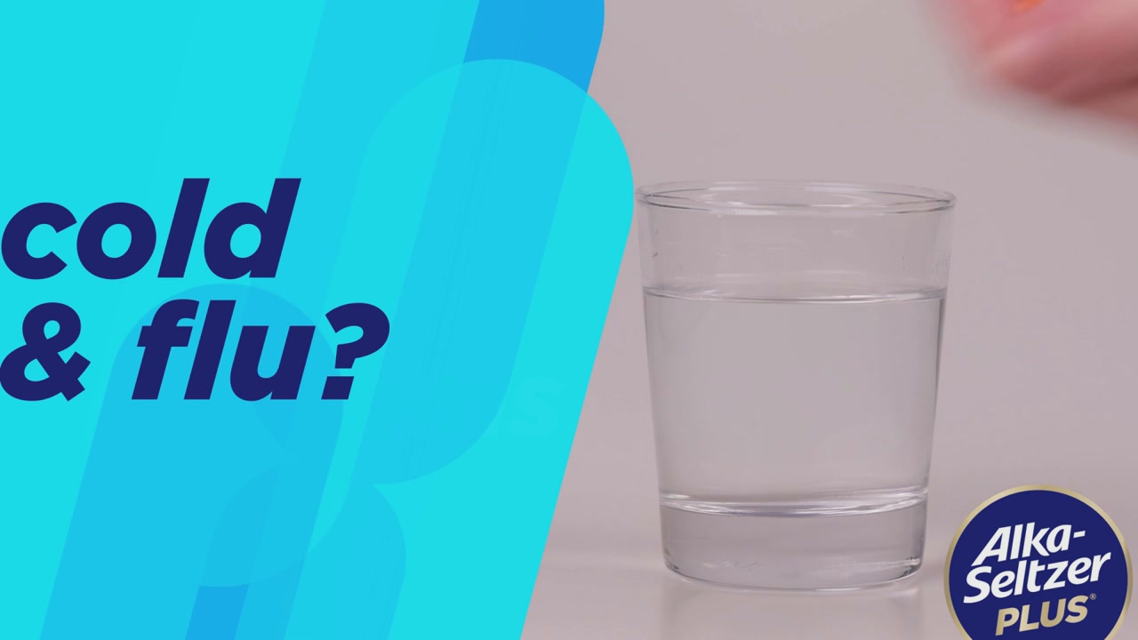 thumbnail video image 3 of Alka-Seltzer Plus Maximum Strength Cold & Flu Medicine, Day + Night, Powermax Liquid Gels, 24 Count, 3 of 8