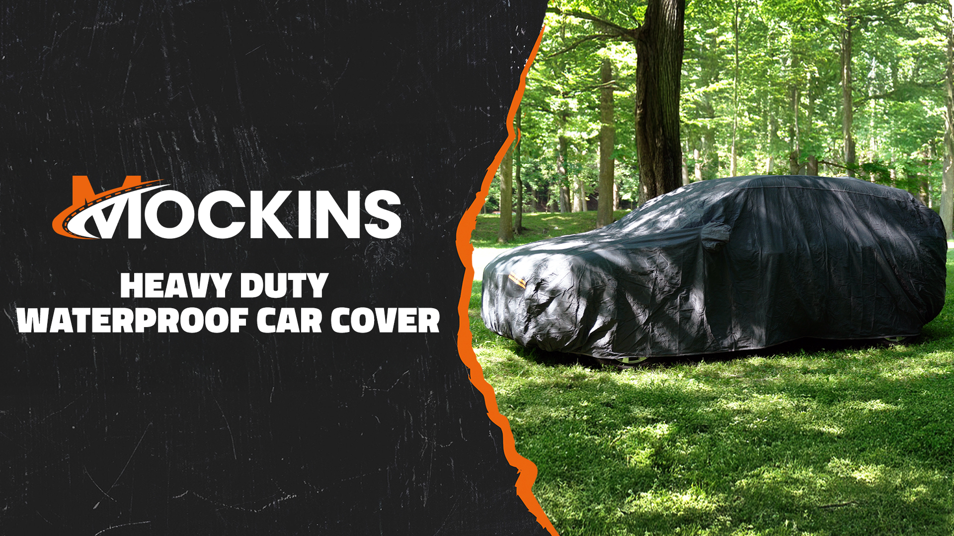 thumbnail video image 2 of Mockins 235"x 80"x 77" Heavy Duty Extra Thick Black 250G PVC Truck Car Cover, 2 of 10