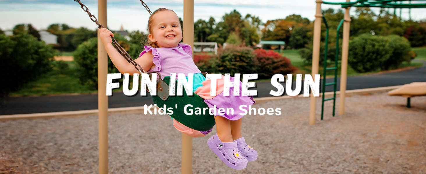 thumbnail video image 2 of GUBARUN Garden Clogs Beach Sandals for Boys and Girls Lightweight Shoes (Toddler/Little/Big Kids), 2 of 8