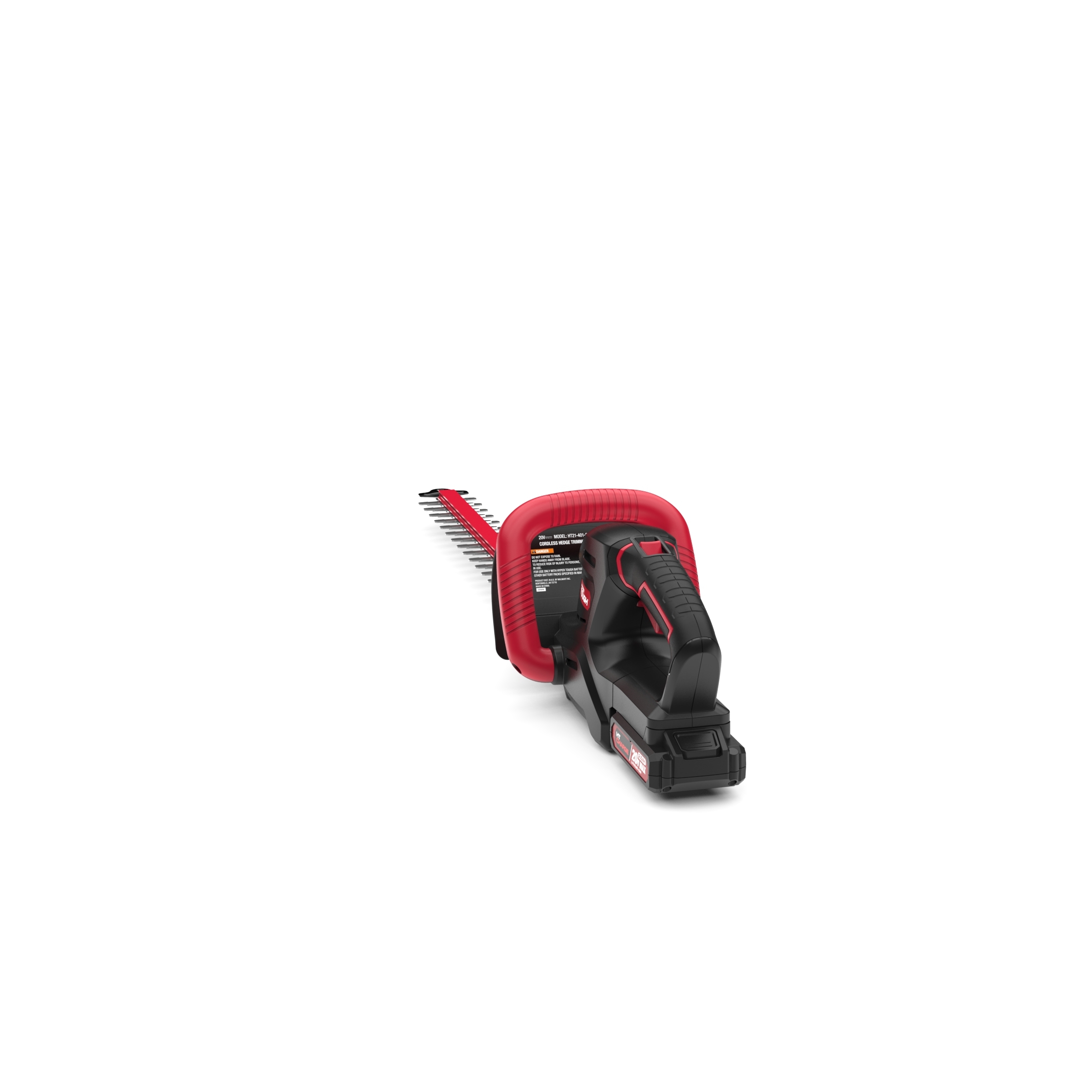 Hyper Tough HT21-401-003-07 20V Max Cordless Battery Powered Hedge Trimmer - 22 in