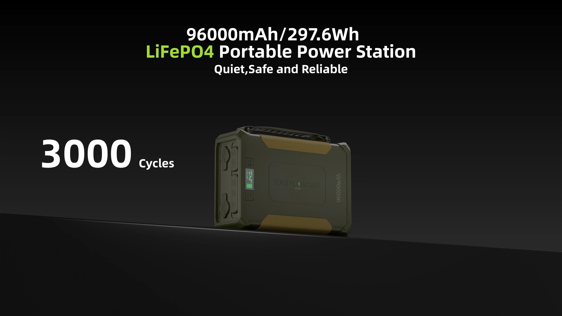 thumbnail video image 2 of EASYLONGER 297.6Wh CPAP Battery for ResMed S9/AirSense 10/AirSense 11/AirCurve 10/AirMini/ DreamStation, 2 of 10