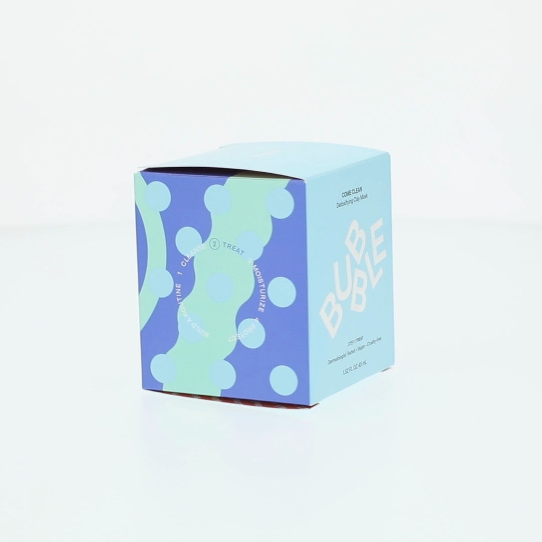 Bubble Skincare Spa Day Facial Kit: Detoxifying Clay Face Mask for