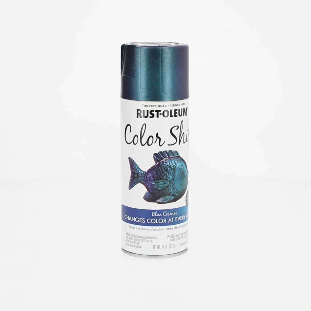 Blue Cosmos, Rust-Oleum Color Shift Spray Paint-372479, 11 oz