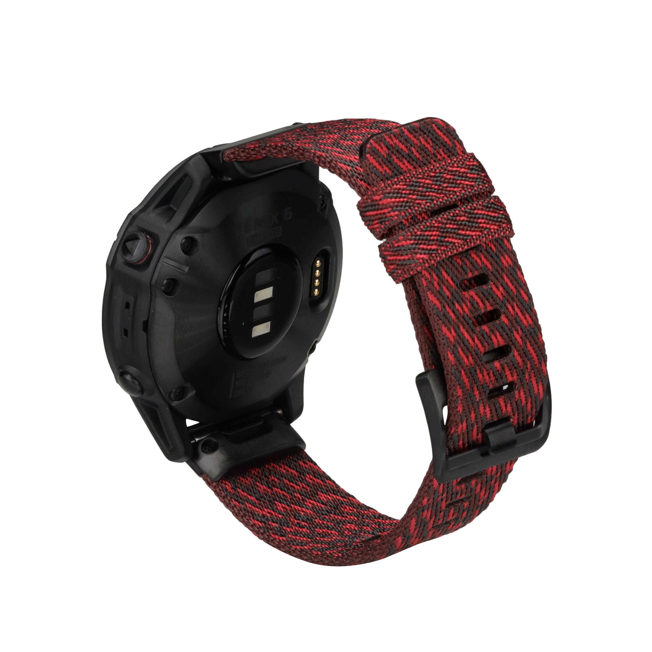 Garmin fenix 6 red nylon band hot sale