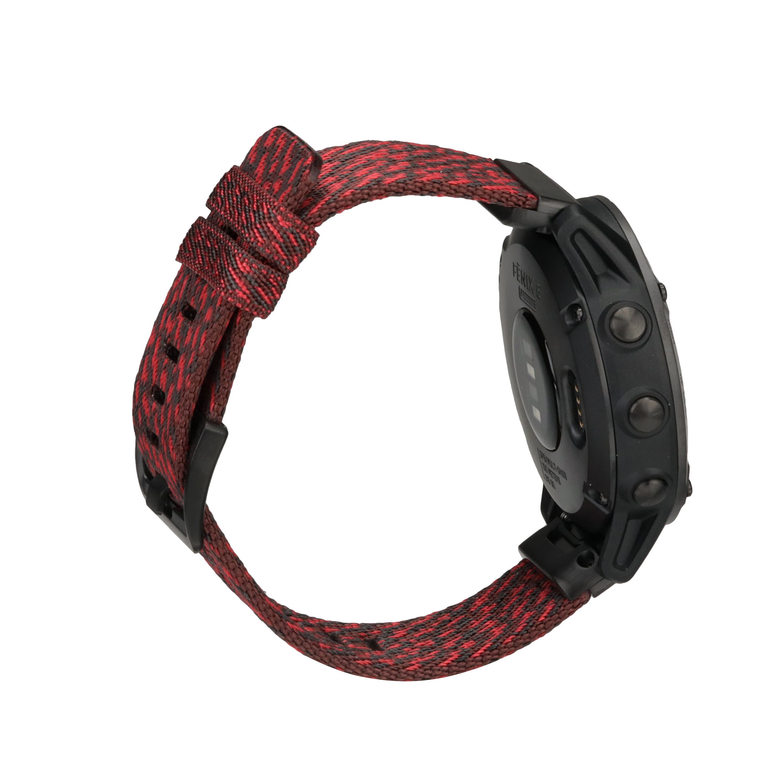 Heathered red nylon online band