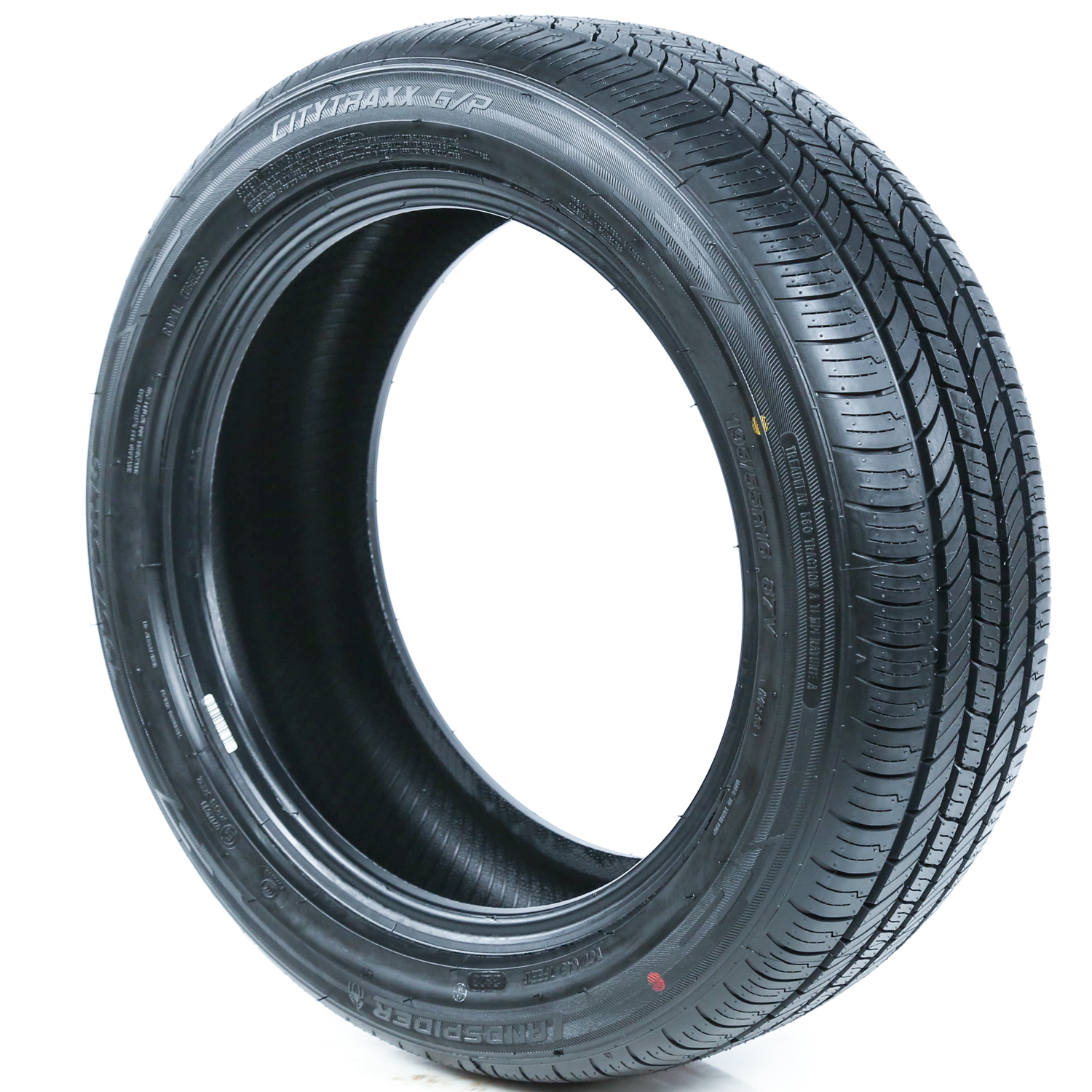  Landspider Citytraxx G/P All-Season Passenger Car Performance  Radial Tire-195/55R16 195/55/16 195/55-16 87V Load Range SL 4-Ply BSW Black  Side Wall UTQG 560AA : Automotive