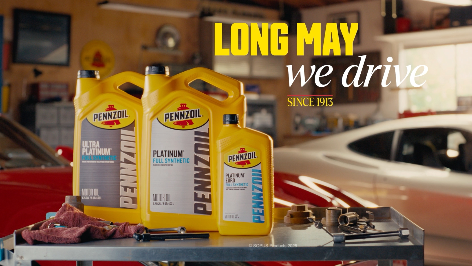 Pennzoil Platinum Euro Full Synthetic 0W-40 Motor Oil, 5