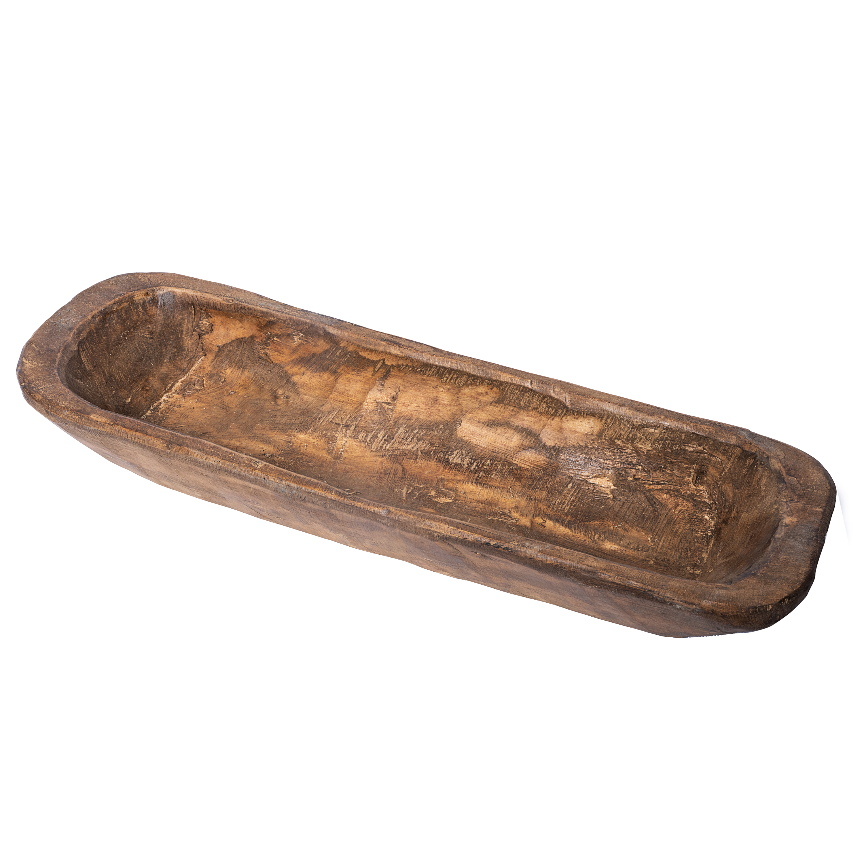 thumbnail video image 2 of MAINEVENT Decorative Wooden Dough Bowl Decor Approx 20 Inch, Hand Carved Made in USA, 2 of 7