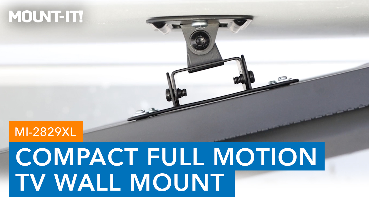 thumbnail video image 2 of Mount It! Compact Full Motion TV Wall Mount - for TVs up to 50", 2 of 9