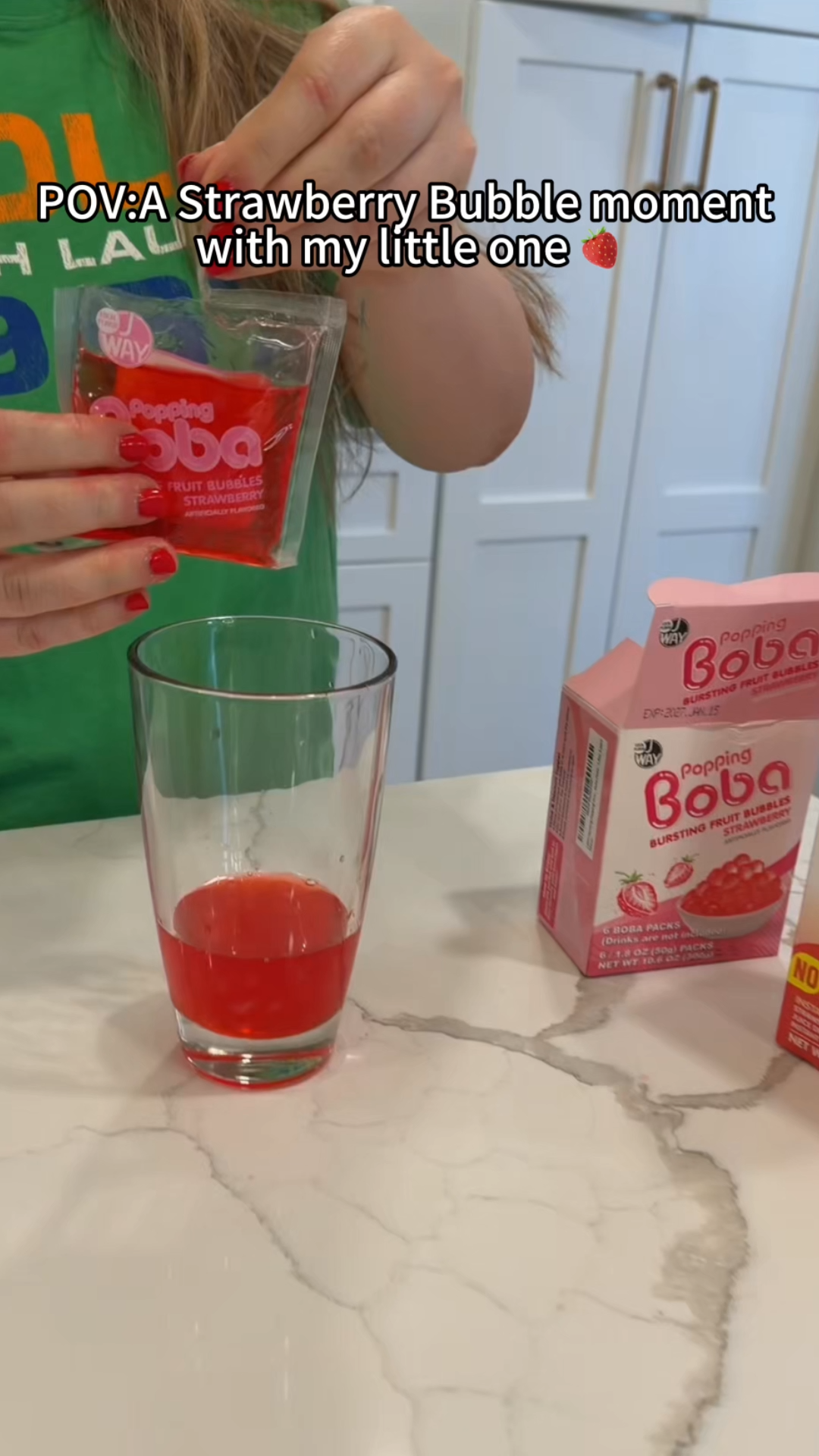 J WAY, Popping Boba, 6 Pack 1.8oz, Strawberry flavor - Walmart.com