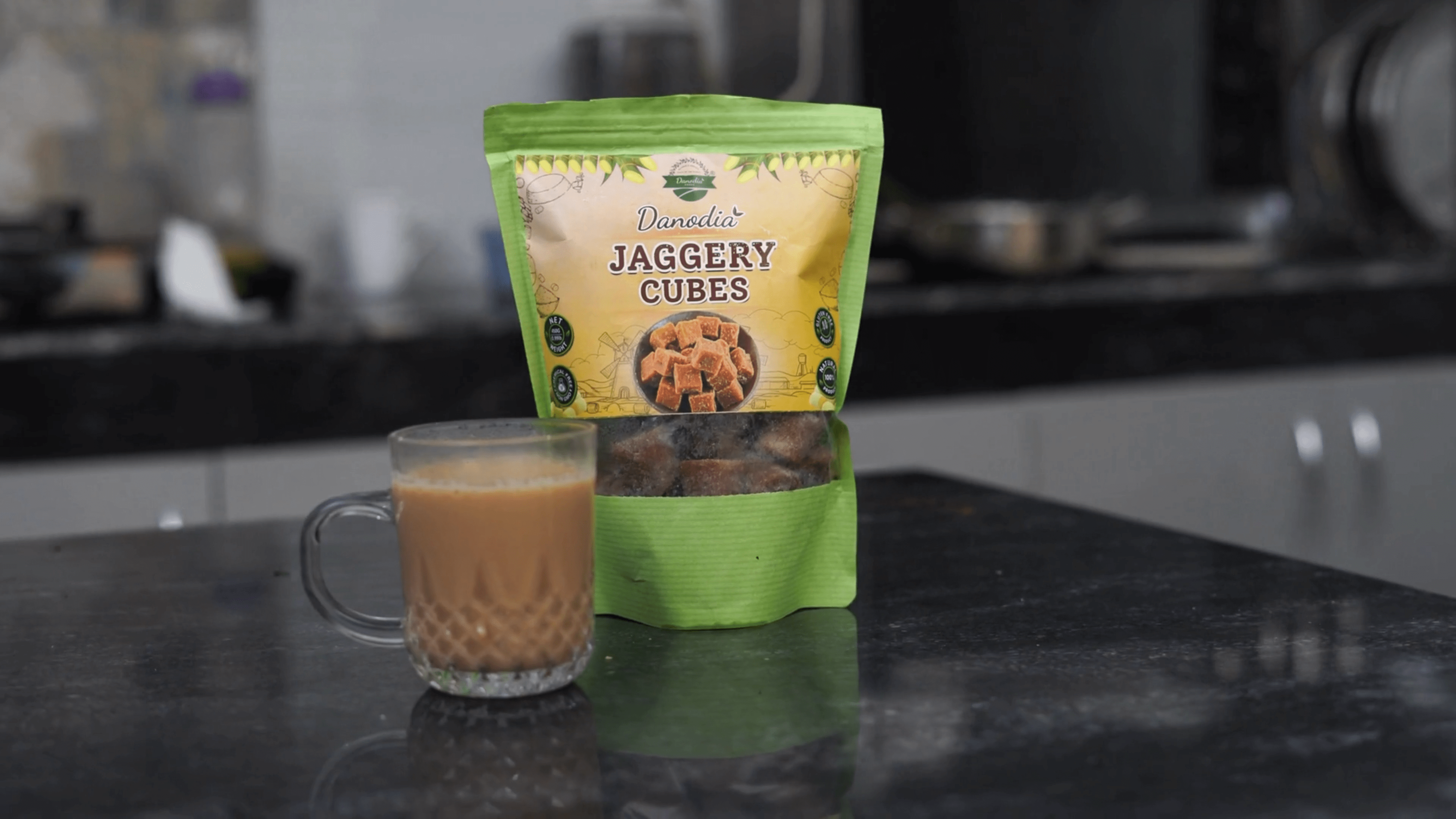 thumbnail video image 2 of Danodia Foods Organic Jaggery Powder 2lbs/950g, Non GMO, Chemical Free 100% Pure Sweetener, 2 of 9