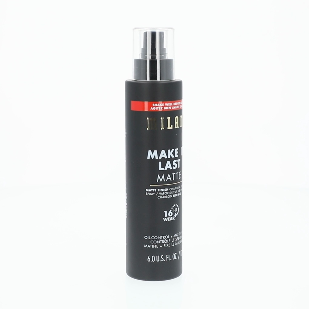 Milani Make It Last Charcoal Jumbo XL Setting Spray, Matte Finish