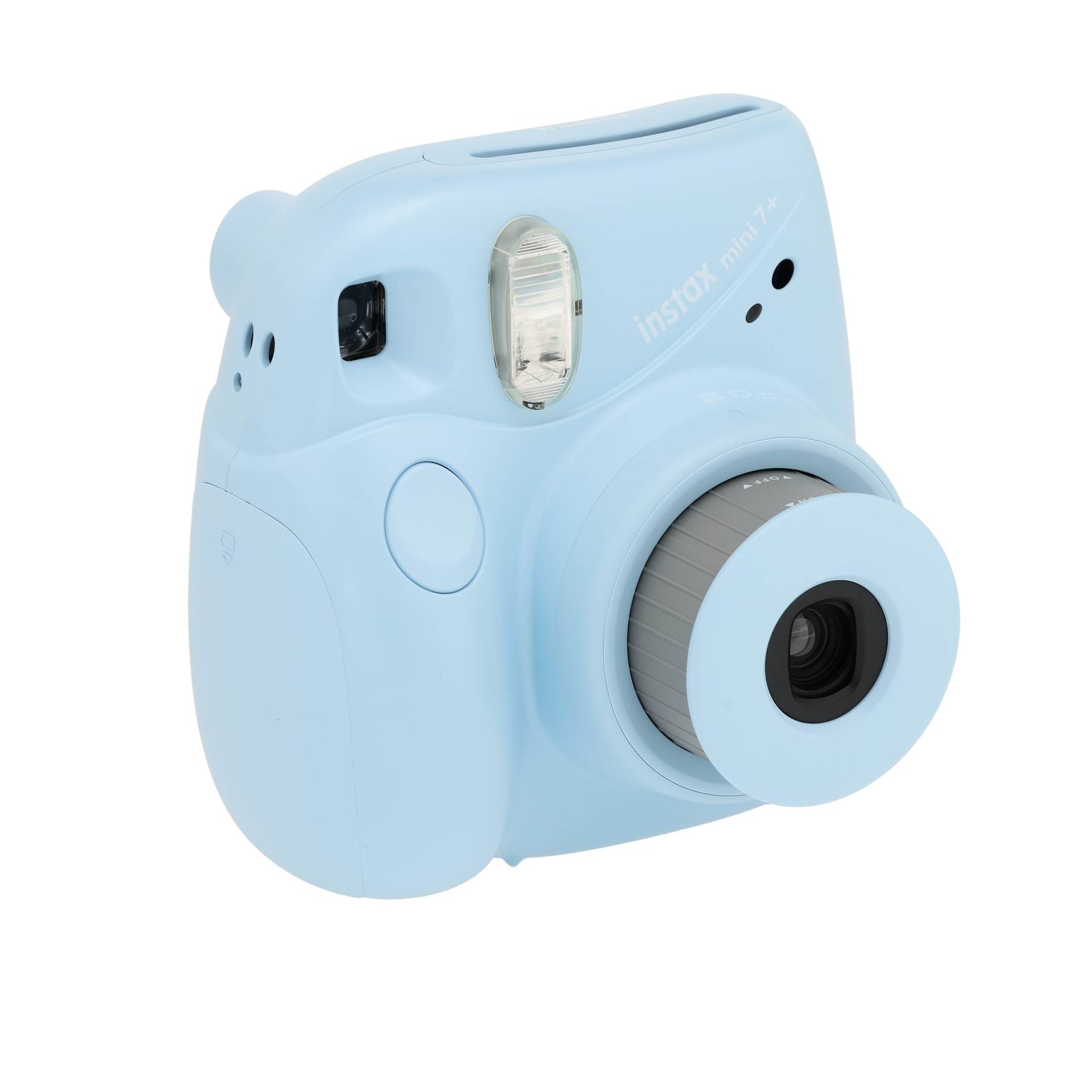 Fujifilm INSTAX Mini 7+ Bundle (10-Pack Film, Album, Camera Case,  Stickers), Light Blue, Brand New Condition 