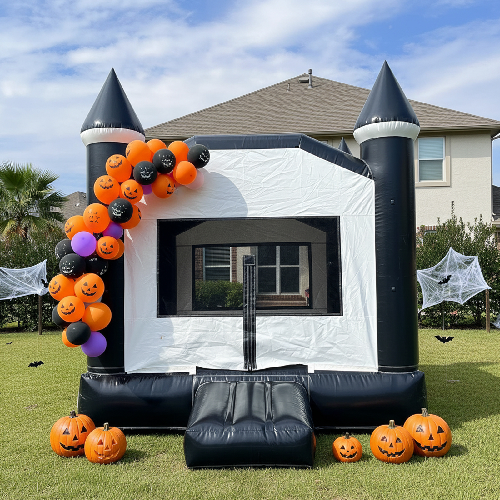 thumbnail video image 2 of 13' x 11' Castle Commercial Grade Bounce House with Blower for Kids and Adults, 2 of 9