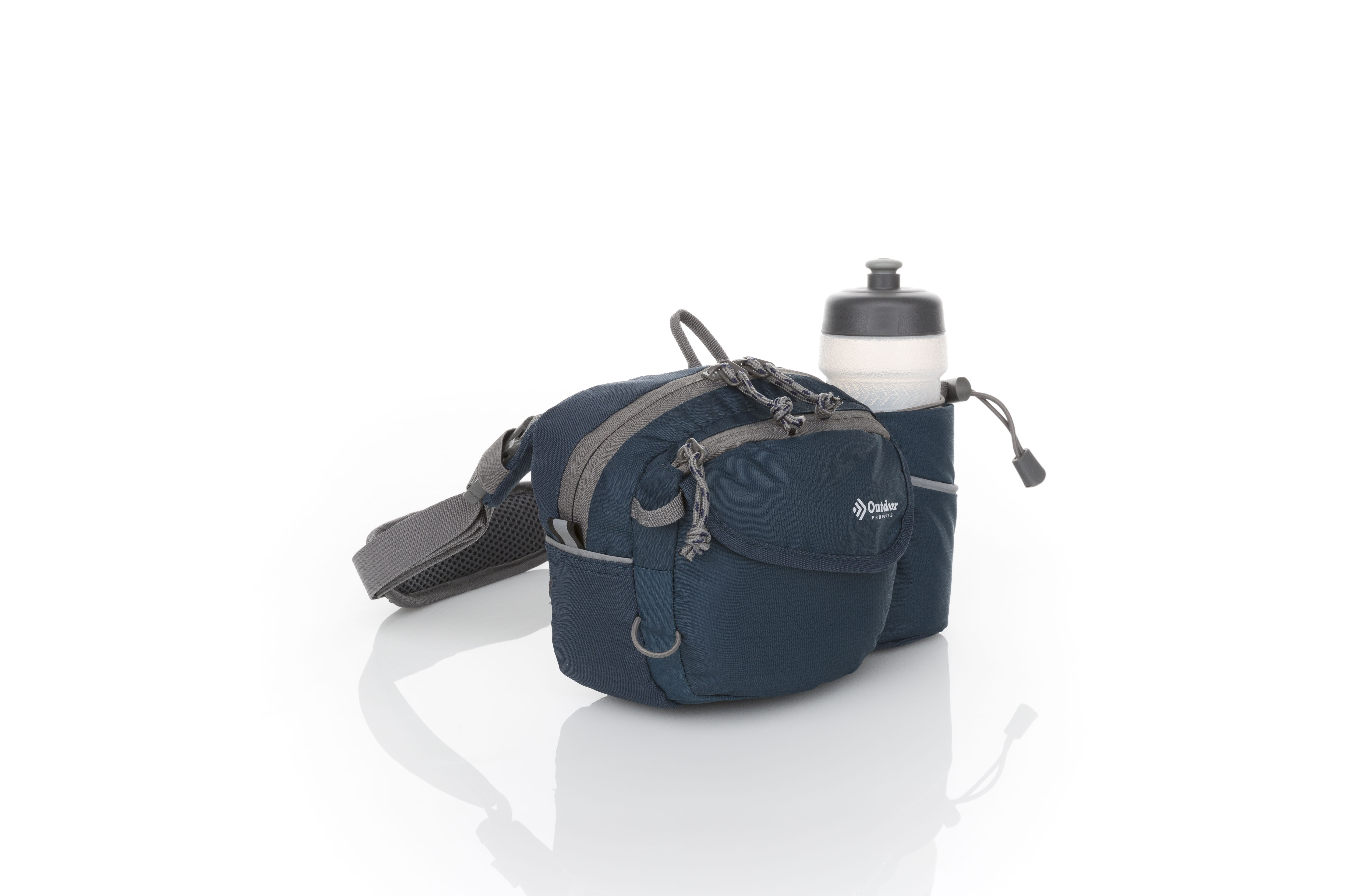 Outdoor Products Melrose Adjustable Unisex Fanny Pack, Blue Solid