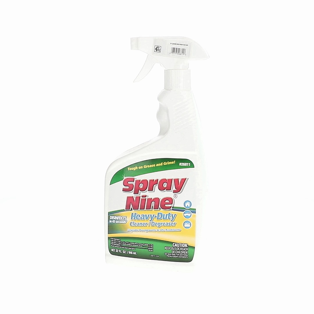 Spray Nine Heavy Duty Cleaner Degreaser Disinfectant 32 Fl Oz for