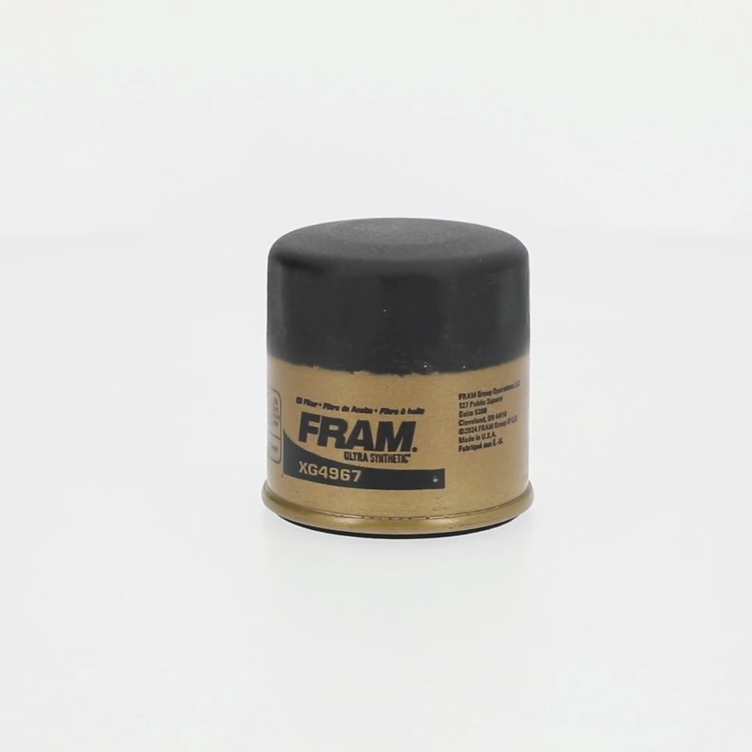 FRAM Ultra Synthetic Oil Filter, XG4967, 20K mile Replacement