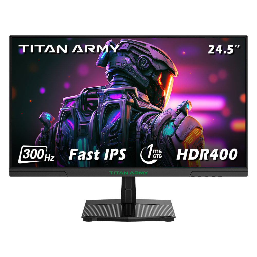 thumbnail video image 2 of TITAN ARMY P2510HS 25" FHD Fast IPS Computer Monitor with Vibrant Colors, HDR400 & Low Blue Light, 2 of 20