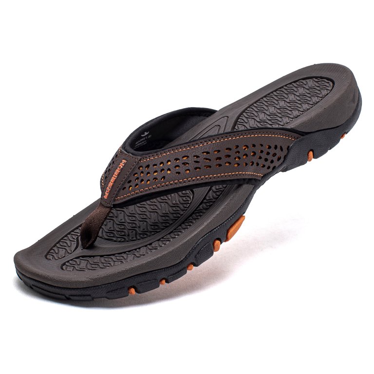 HOBIBEAR Shoe Men\'s 14 Thong Sandals Arch Support Indoor Outdoor Beach Flip Flop Hobibear Mens Flip Flops, Arch Support Sandals, Wide  main image 4