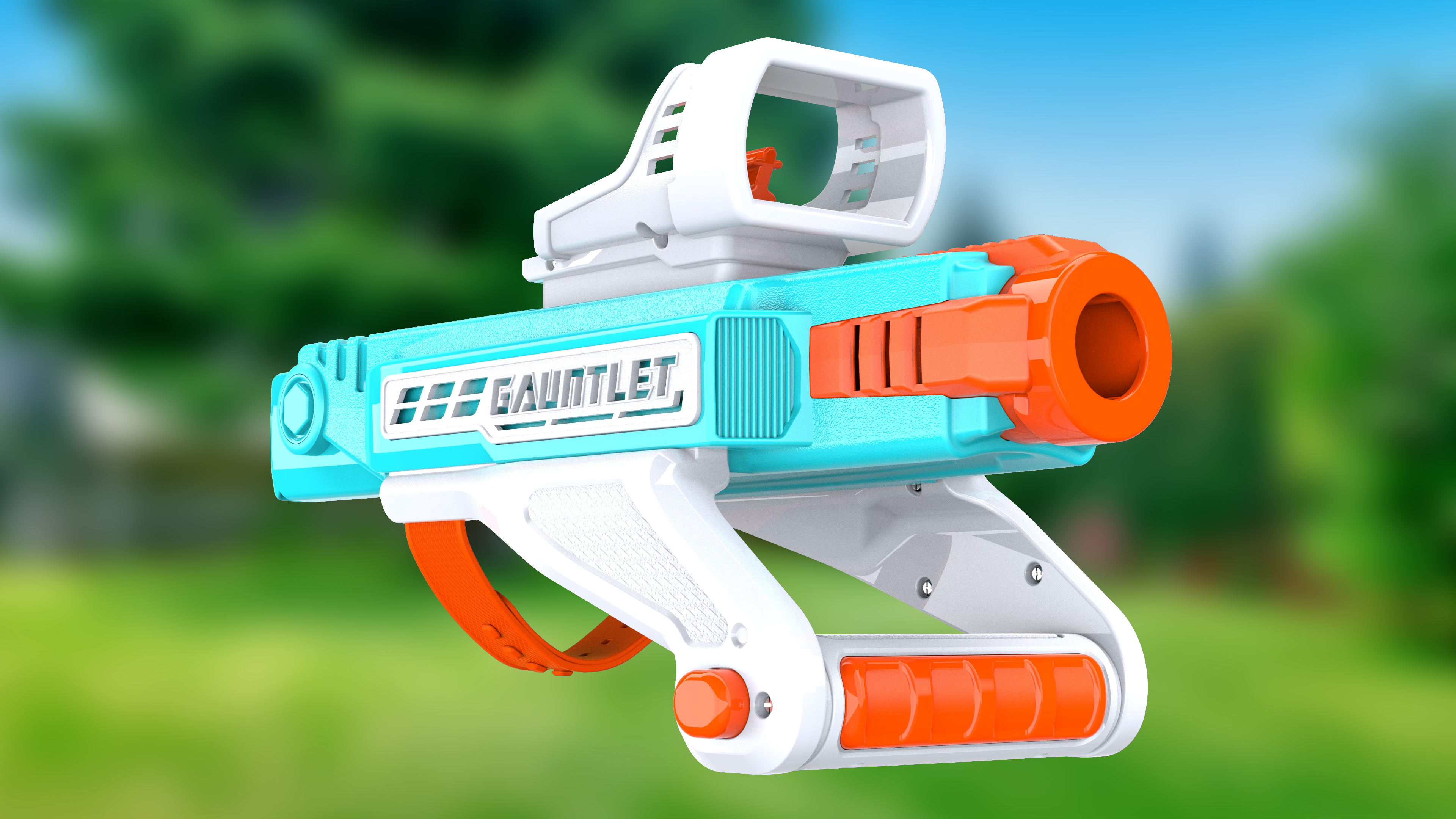 thumbnail video image 2 of Adventure Force Gauntlet Slamfire Wrist-Mounted Foam Dart Blaster, 10 Pieces, 2 of 8