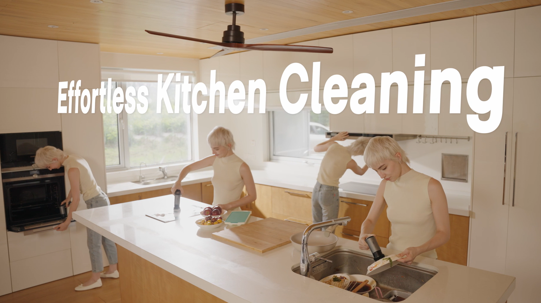 thumbnail video image 2 of HOTO Grip Cordless Kitchen Electric Spin Scrubber IPX7 Waterproof Lightweight with 6 Magnetic Brush Heads Powerful Cleaning Scrubber, 2 of 12